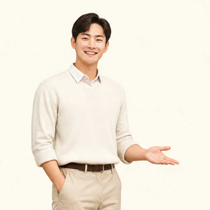 신용불량 투싼 장기렌트 상담 신청을 안내하는 담당자